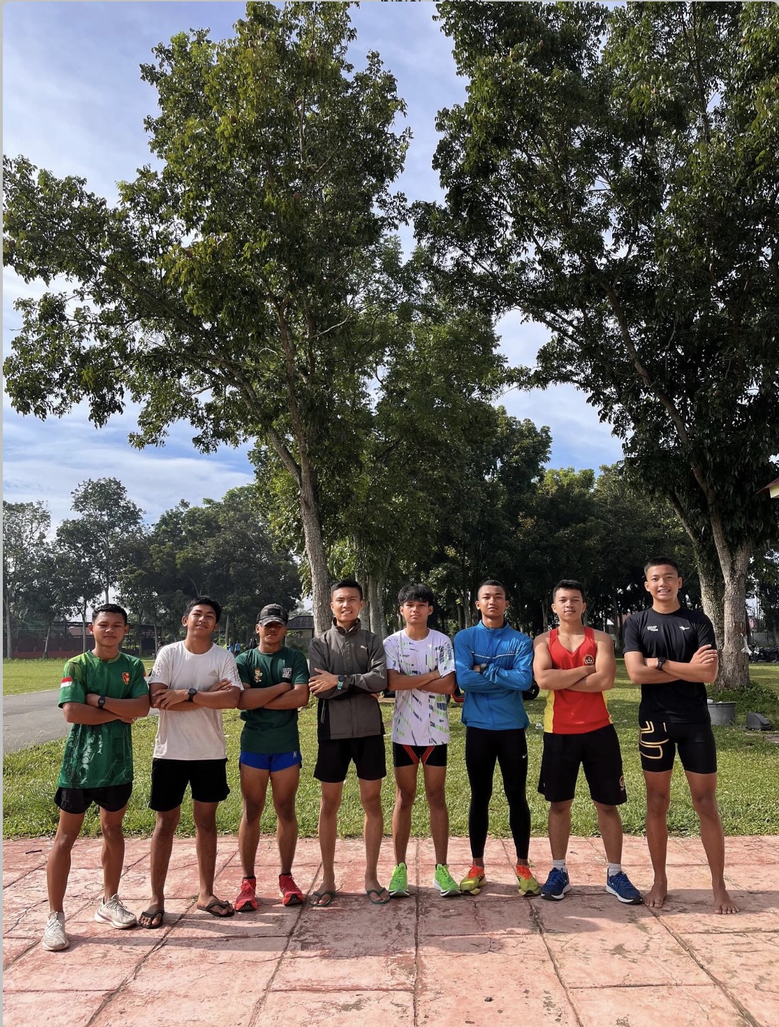 Latihan lari kesamaptaan JB Academy Binjai