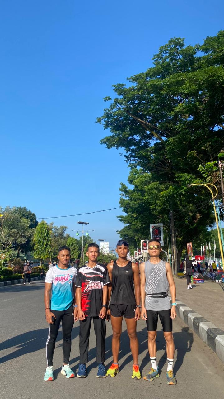 Latihan lari kesamaptaan JB Academy Binjai