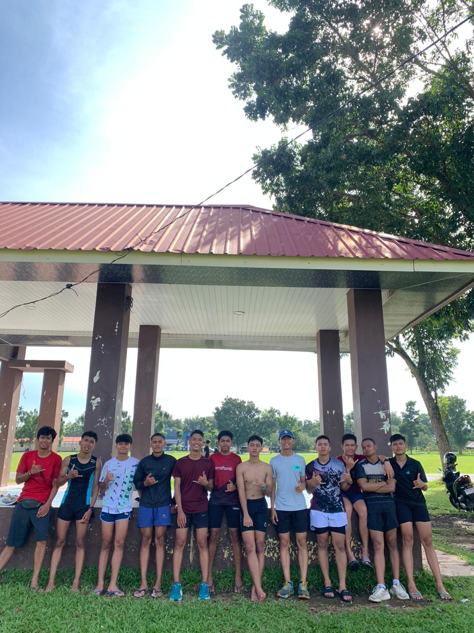 Latihan lari kesamaptaan JB Academy Binjai